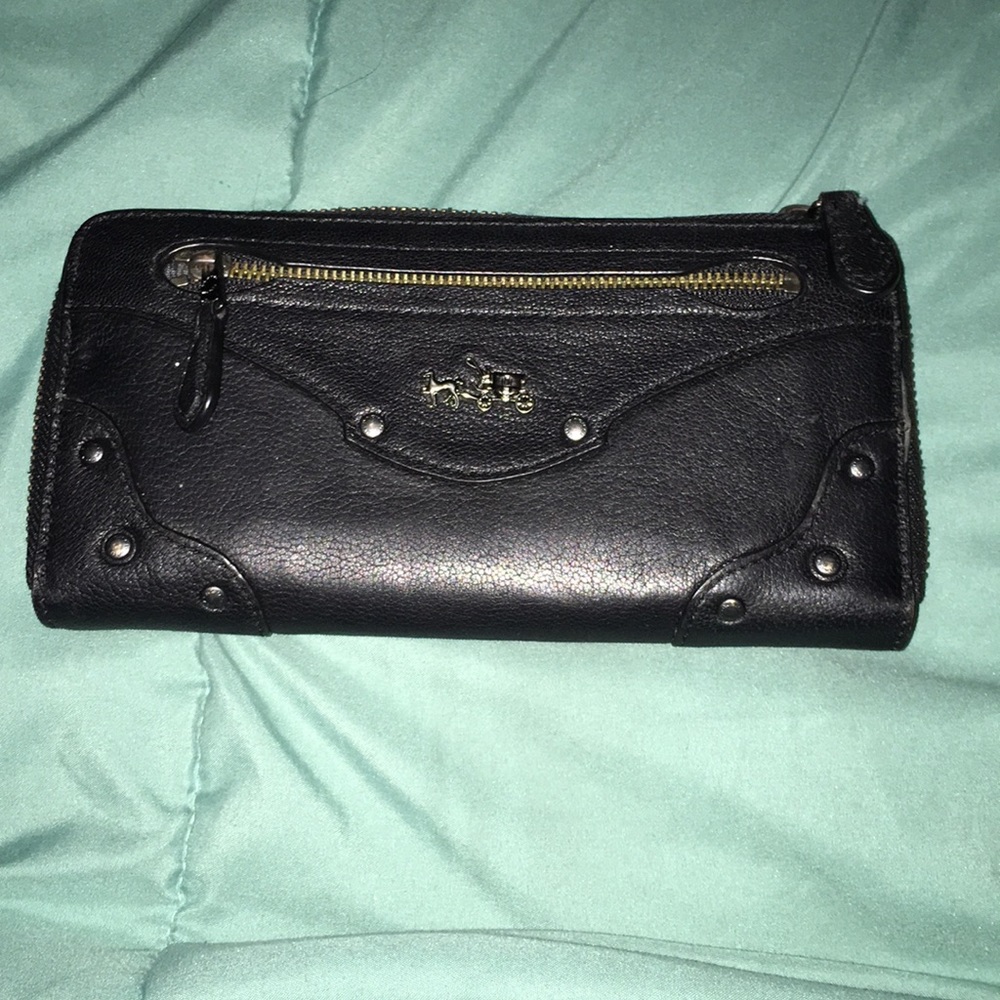 Black Coach Rhyder Wallet